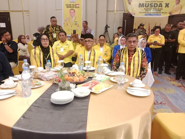 Bodewin Tekankan Kolaborasi, Elly Toisutta Dorong Soliditas Golkar Ambon