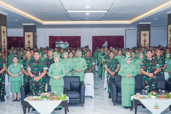 Wujudkan Keluarga Prajurit Sehat, Kodam XV/Pattimura Gelar Ceramah Kesehatan Bahaya PMS dan HIV