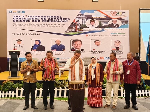Buka ICAST 2026, Lewerissa Dorong Pemanfaatan Sains dan Teknologi untuk Pembangunan Maluku