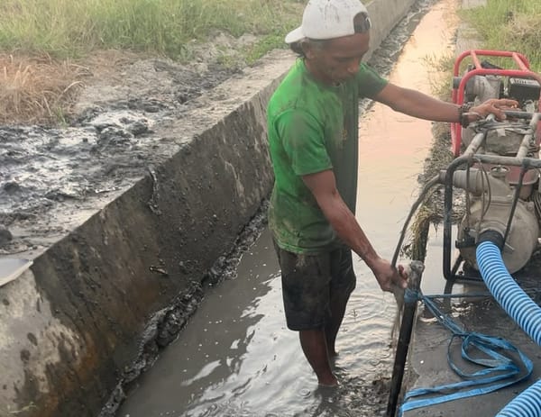 Pompa dan Sumur Bor Dikerahkan Jaga Ketersediaan Air Sawah di Jatim