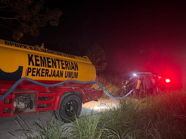 Kementerian PU Bantu Air Bersih untuk  Karhutla dan di Tarakan
