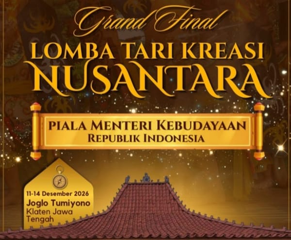 Lomba Tari Kreasi Nusantara Real Art 2026 Himpun 830 Penari dari 15 Provinsi