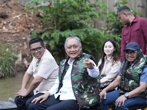 Menteri Dody Instruksikan Normalisasi dan Pelebaran Sungai Angke Kurangi Risiko Banjir