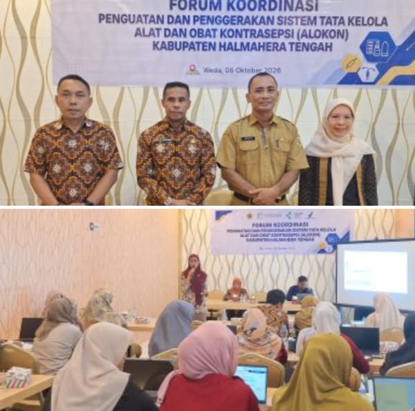 Kemendukbangga/BKKBN Malut Perkuat Tata Kelola Alokon Bersama Mitra di Halteng
