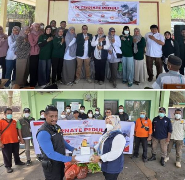 IDI Cabang Kota Ternate Bersama Pemkot Peduli Bersinergi Dalam Bakti Sosial