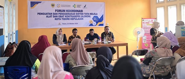 Perwakilan BKKBN Malut Bersama Mitra Gelar Forum Koordinasi Perkuat Tata Kelola Alokon di Kota Tidore Kepulauan