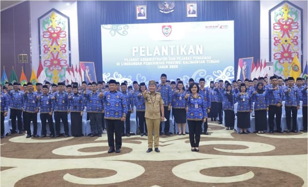 234 Pejabat Dilantik, Gubernur Agustiar Menagih Hasil yang Dirasakan Rakyat