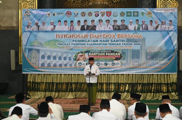 Kabut Asap Ubah Wajah Hari Santri di Kalteng, Perjuangan Kini Diuji Kepedulian