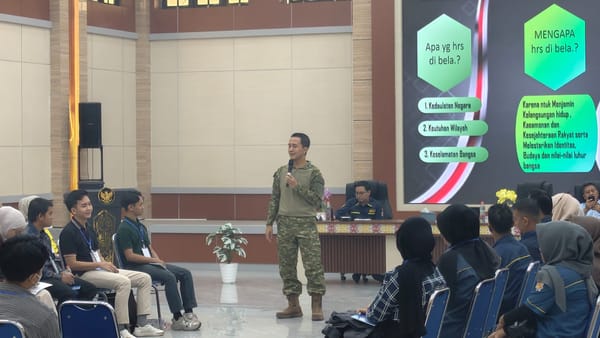 Bela Negara Bukan Sekadar Tugas TNI, Dandim 1016/Plk Ajak Pemuda Perkuat Karakter dan Persatuan