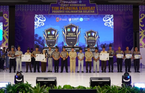 Sat Lantas Polres Tabalong Borong Penghargaan di Tingkat Polda Kalsel