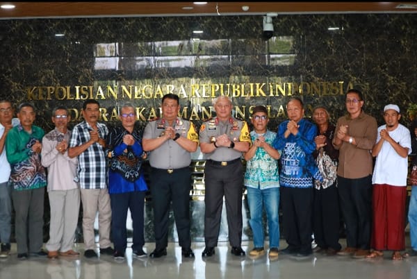 Kapolda Kalsel Gelar Silaturahmi Bersama Masyarakat, Sukseskan Program 100 Hari Kapolri