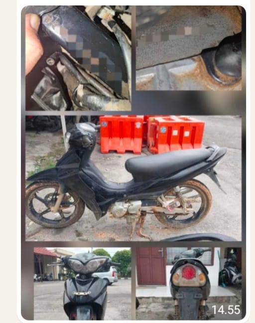 Satreskrim Polres Tabalong Amankan Terduga Pelaku Curanmor di Palangka Raya