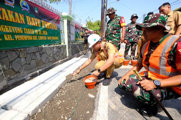 Antisipasi Genangan saat Hujan di Solo, TMMD Sengkuyung IV Benahi Drainase