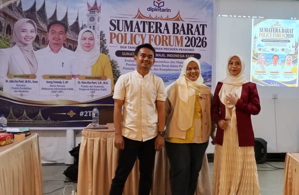 Sumbar Policy Forum 2026 Soroti Pendidikan Sebagai Fondasi SDM di Era Prabowo