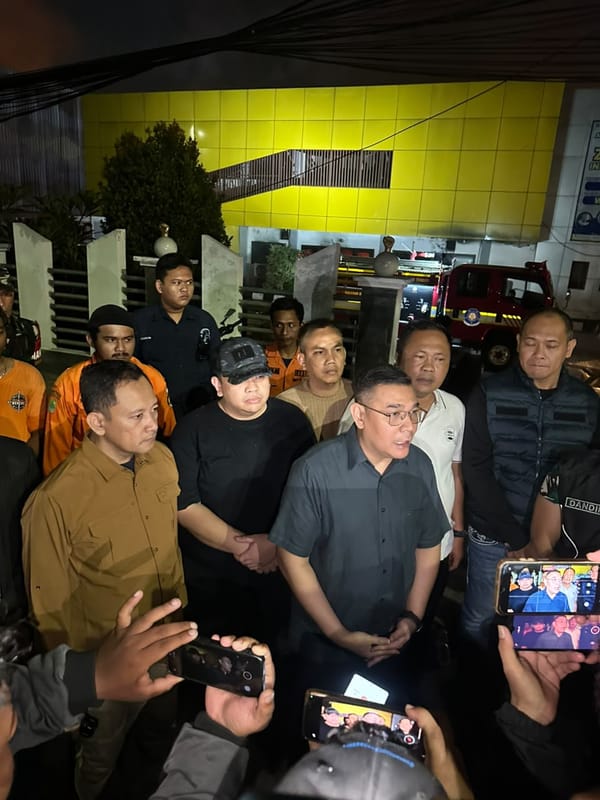 Kantor Pertanahan Karawang Kebakaran