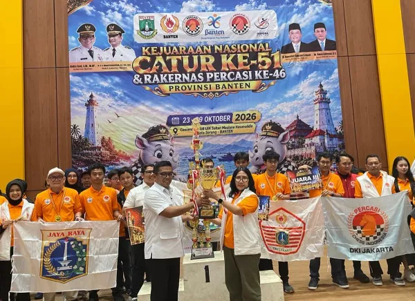 DKI Jakarta Juara Umum Kejurnas Catur 2026