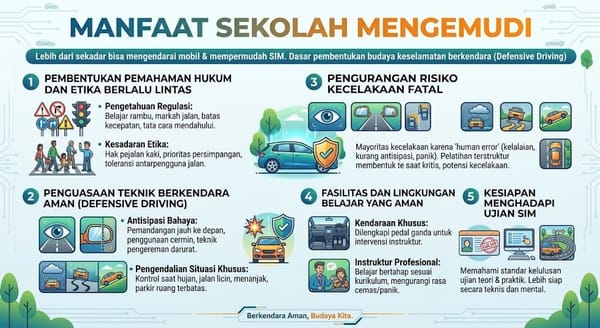 Djoko Setijowarno Dorong Wajib Sekolah Mengemudi Sebelum Ujian SIM