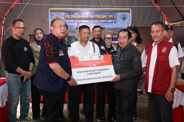 DPR RI Pantau Langsung Pemulihan Pasca Bencana di NTT