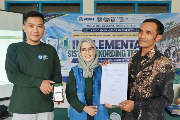 Inovasi Digital DairyTrack Bantu Peternak Sapi Perah Lumajang Kelola Data Ternak