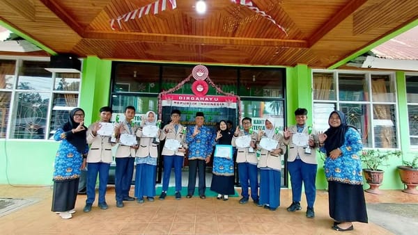 Kemenag Kota Sawahlunto Apresiasi Siswa MTsN 2 yang Lolos OMI Tingkat Provinsi Sumbar 2026