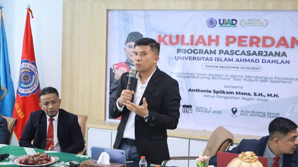 Pascasarjana UIAD Sinjai Gelar Kuliah Perdana Semester Ganjil 2026/2027 Hadirkan Ketua PN Sinjai