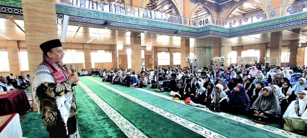 Dubes Palestina Terharu di Mesjid Jami' Aur Kuning, Serasa Pulang ke Gaza