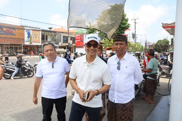 Pemkab Badung Distribusikan Logistik di 38 SPBU