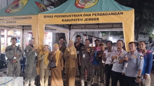 Satgas Pasar Tanjung Mulai Bertugas, Kepala Diskopumdag Pantau Penataan Kawasan