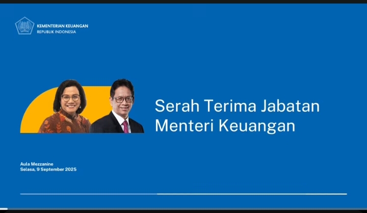 Sertijab Menkeu, Sri Mulyani Berpesan Untuk Jaga Kemenkeu Ditengah Trend Geopolitik Yang Terjadi